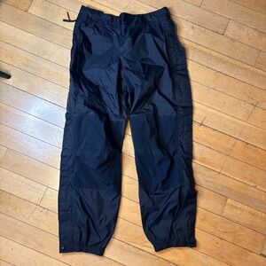 Vtg 90s Marmot Gore-Tex Snow Pants Mens Medium Black Full Zip Hong Kong